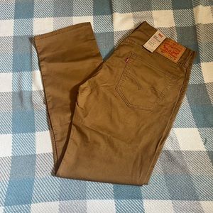 Men’s Levi’s 505 khaki pants